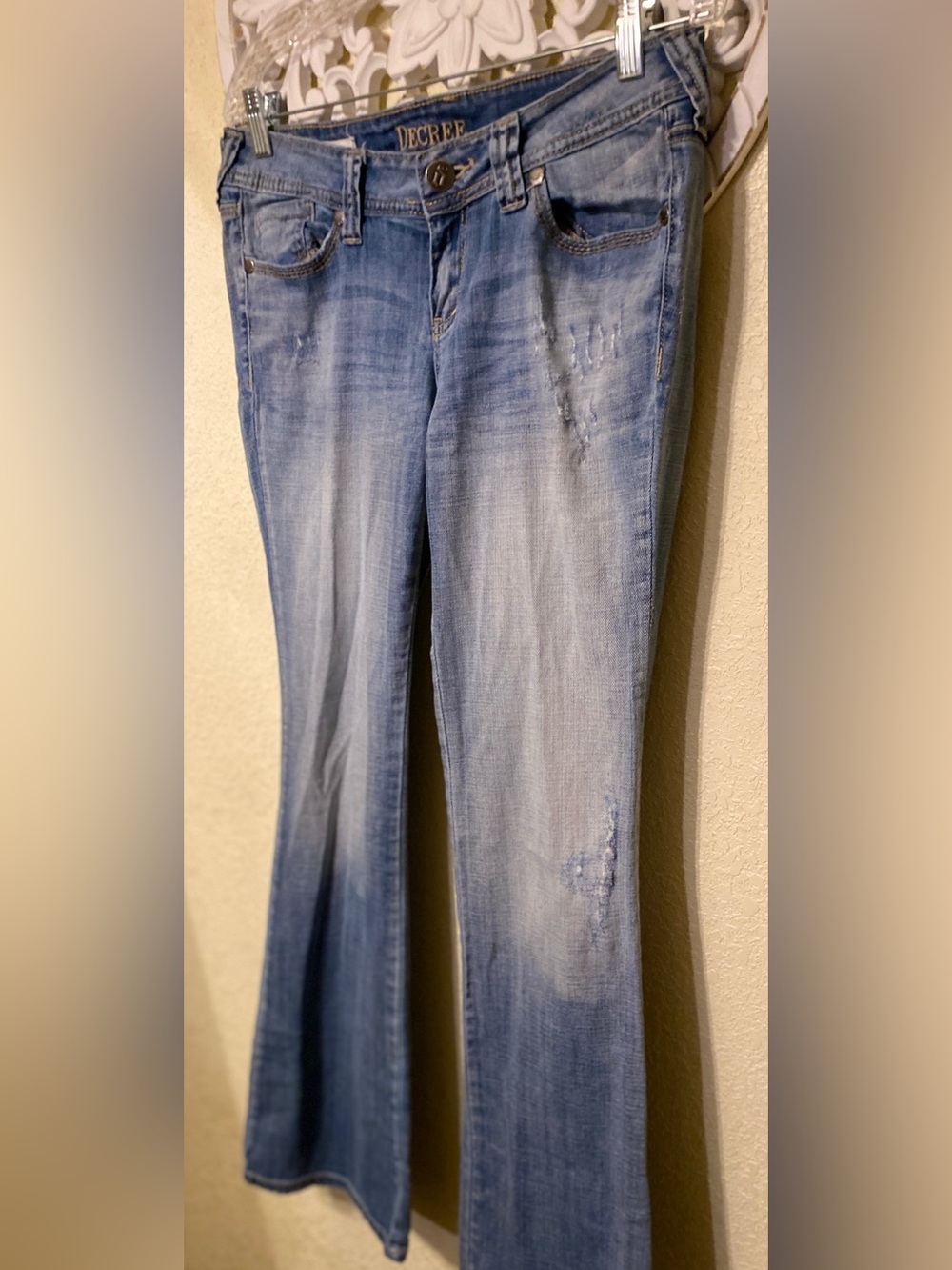 Y2K Decree Light Blue Bootcut Women’s Jeans